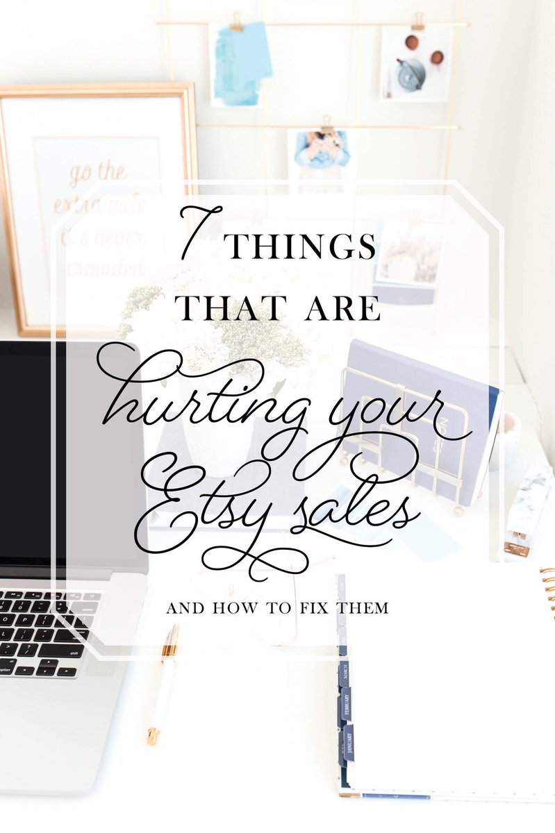 PrintableWisdom's tweet photo. Seven things you’re doing that are hurting your Etsy sales - and how to fix them! https://t.co/OdDzRpUcmx https://t.co/PYqyjt0sJa