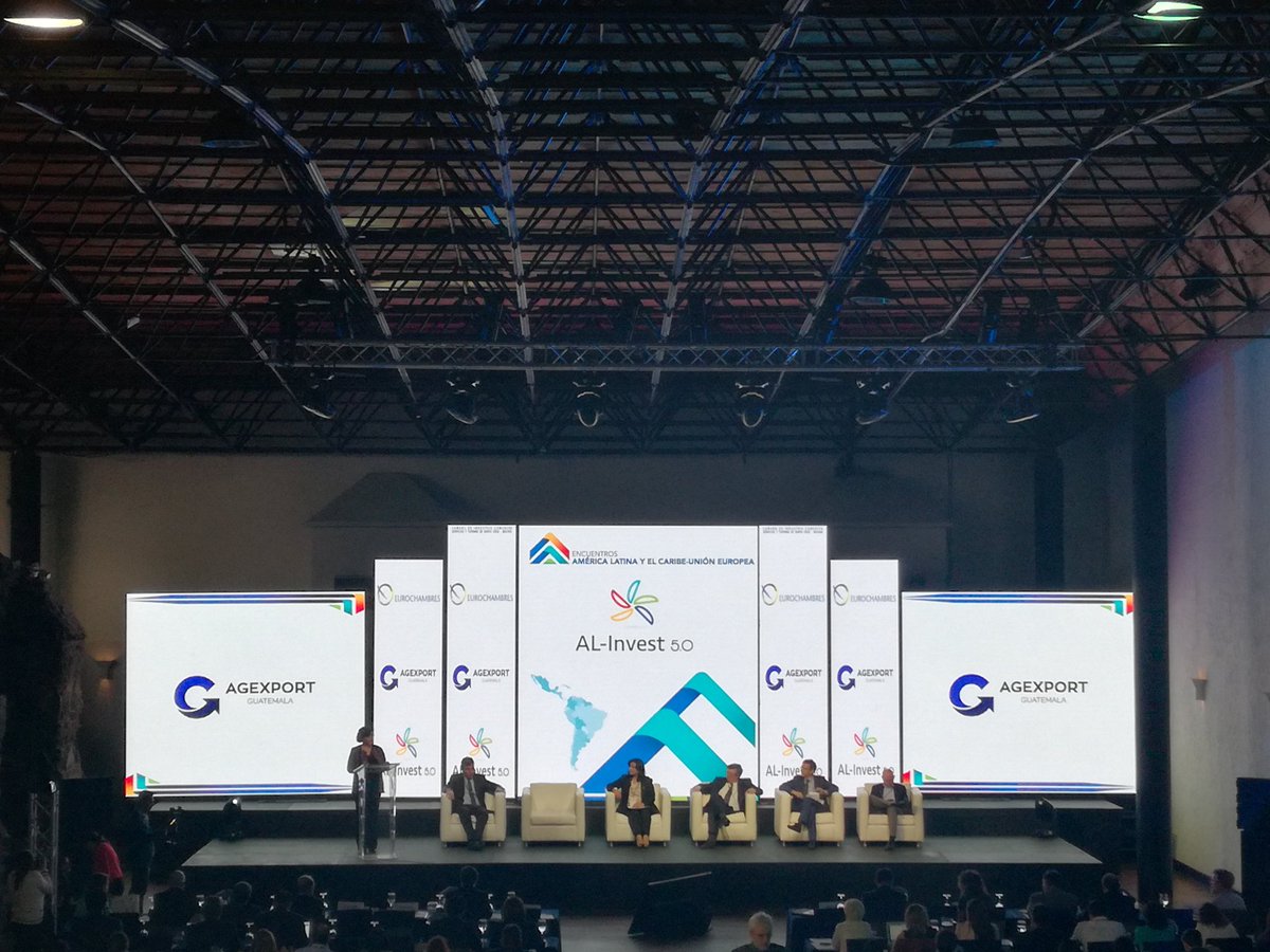 En el #EncuentroAnual2018  <a href="/AL_invest5/">AL-Invest 5.0</a> palabras de Vicepresidente de <a href="/AGEXPORTGT/">AGEXPORT</a> Connie de Paiz comenta  "Guatemala está transformando las cenizas en amor y en trabajo". #ImpulsoParaCrecer