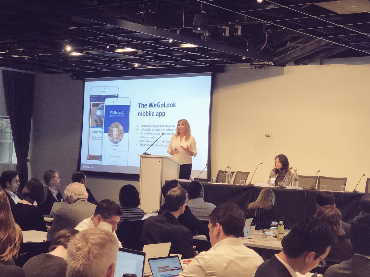 Next on the agenda: Keynote from <a href="/CrowdCween/">Tall Southern Gal</a> of <a href="/WeGoLook/">WeGoLook, a Crawford company</a> on leveraging technology and an on-demand workforce to increase multiple efficiencies. #InsiderInsurTech #insurtech #technology