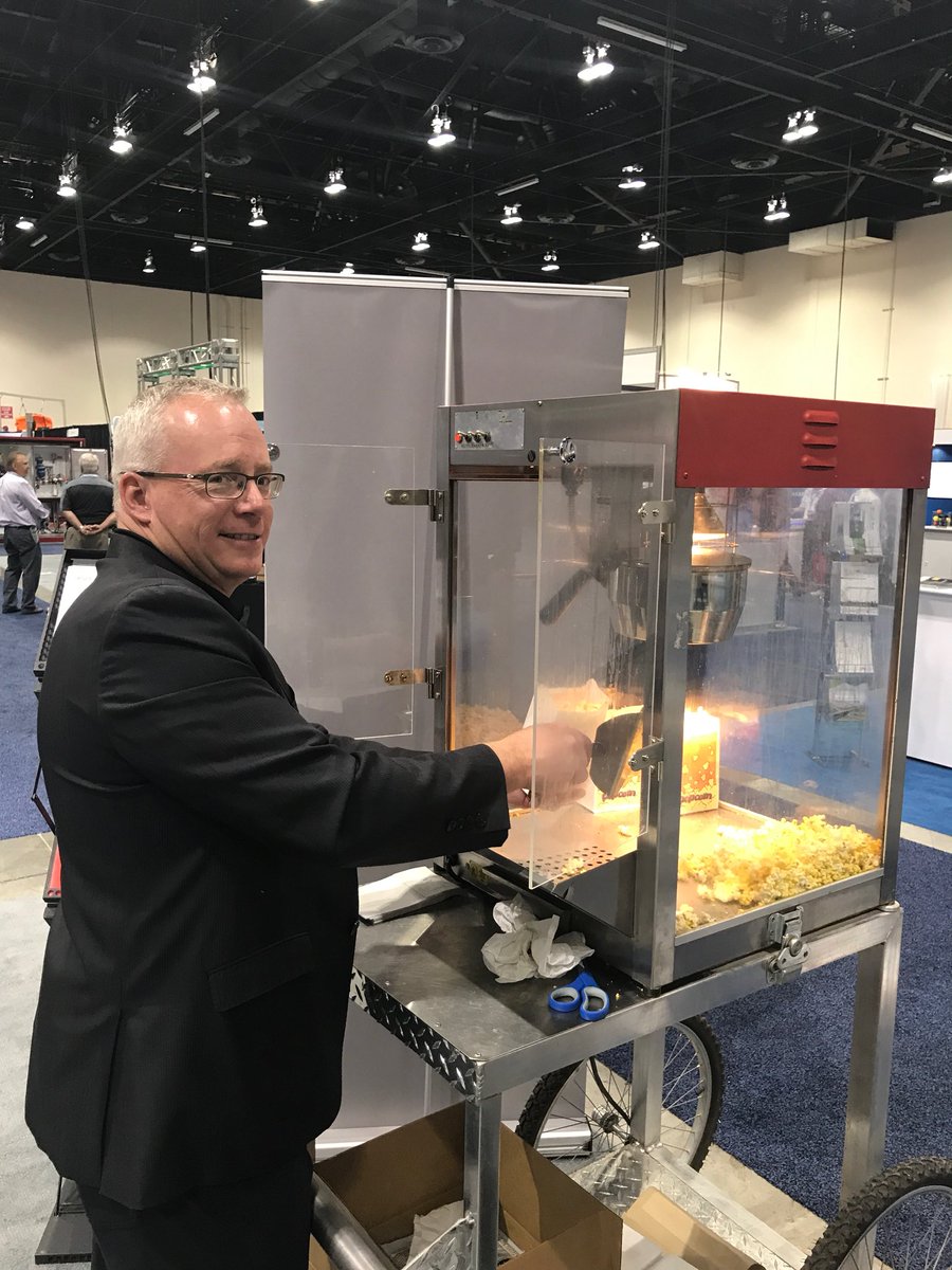 atstraffic's tweet photo. Things are poppin’ at #GPS2018! Come by and visit us and the #VerMac team in Booth 7730 - we’ll be offering popcorn and live demos all day. @petroleumshow https://t.co/q2AM8tkru8