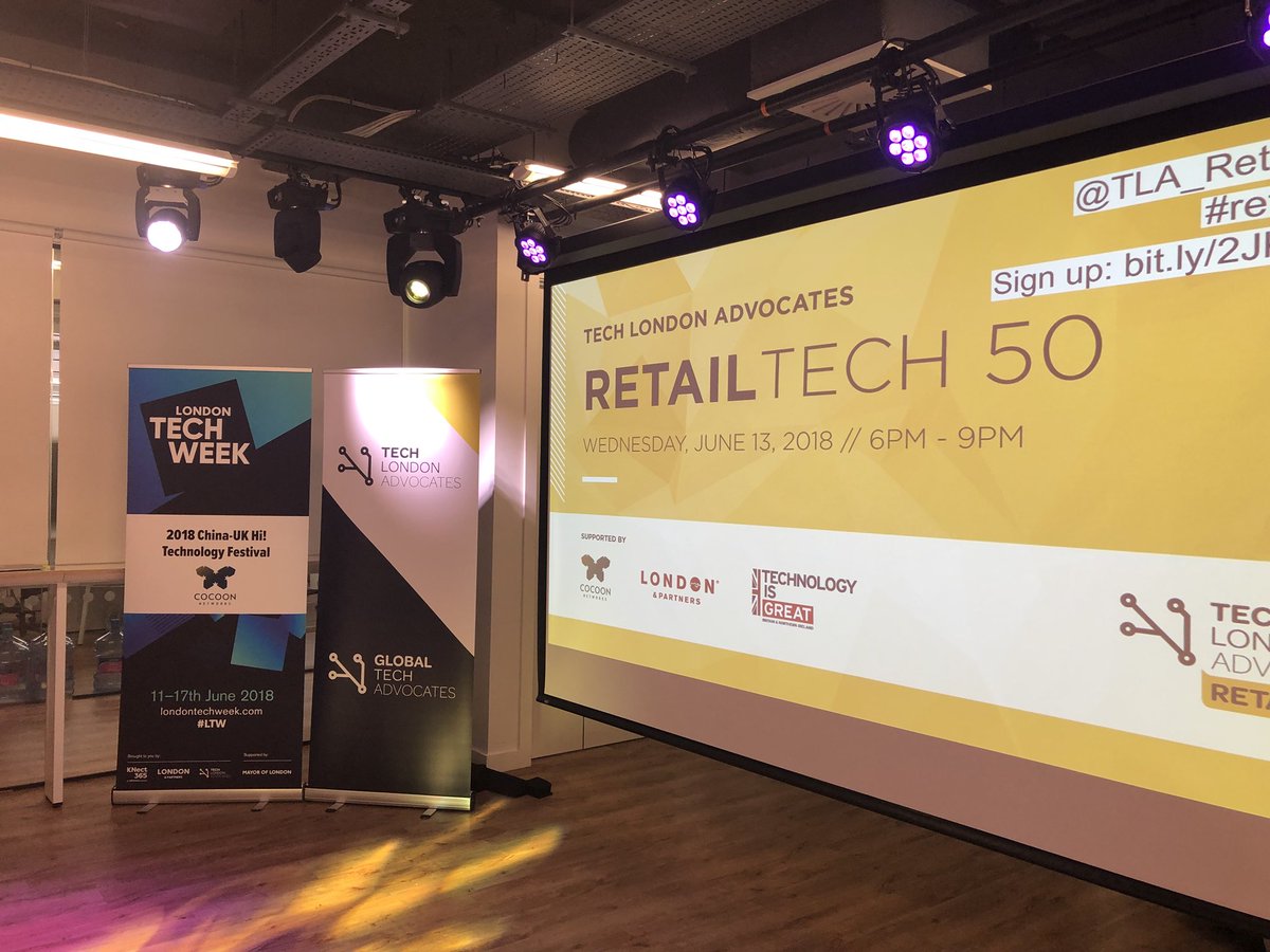 RussShaw1's tweet image. It is packed here @Cocoon_Networks for the @TLA_RetailTech 50 Launch for @LDNTechWeek @TechLondonAdv @GlobalTechAdv #WheresRuss