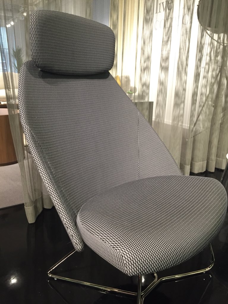 We’re touring #TheMart to see our partners at #NeoCon. First up, <a href="/martinbrattrud/">Martin Brattrud</a> seating featuring pattern Pivot. #NeoCon2018