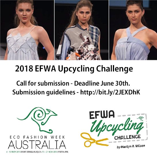 eluxemagazine's tweet photo. Calling all young #fashiondesigners! Launch your career with the EFWA #upcycling challenge! See more here: https://t.co/RuKEXv9OpY #efwa https://t.co/VYYHHVpzXT