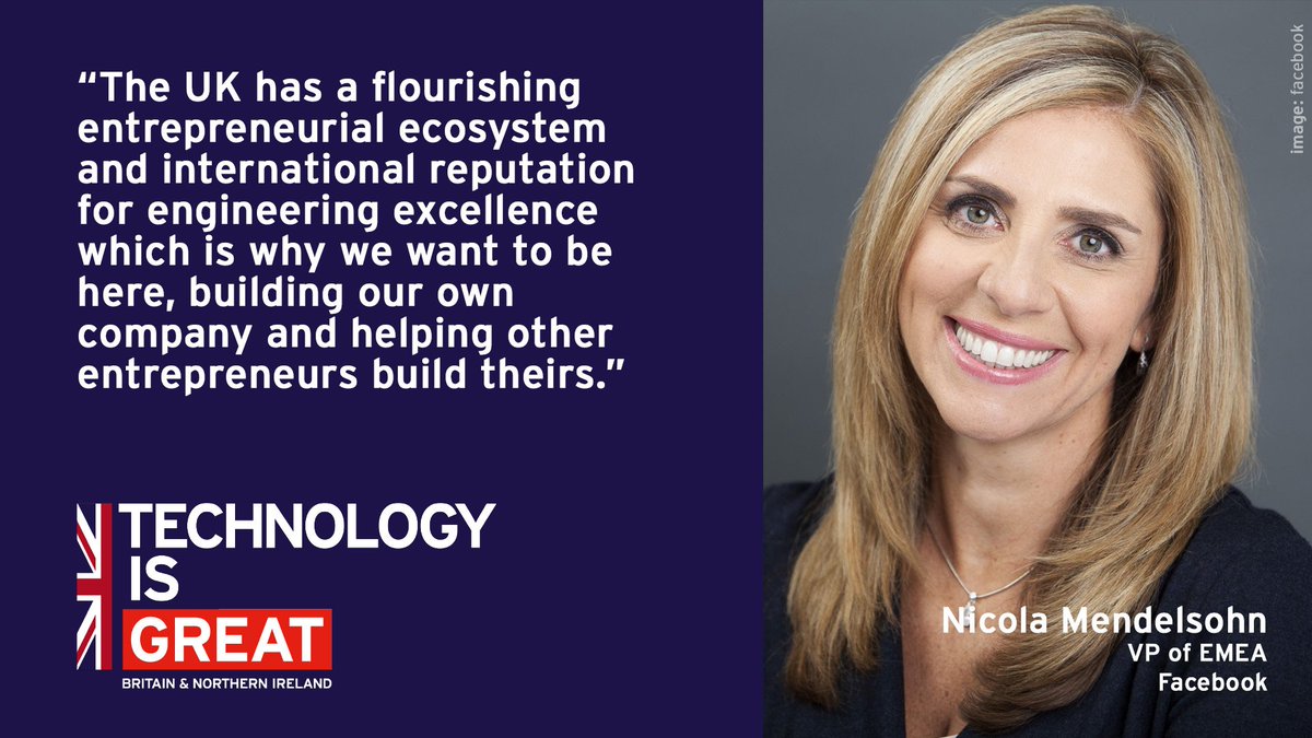 UKinChile's tweet image. Facebook&apos;s @nicolamen highlights why the UK is a destination of choice for digital businesses across the world.
#LTX #techisGREAT