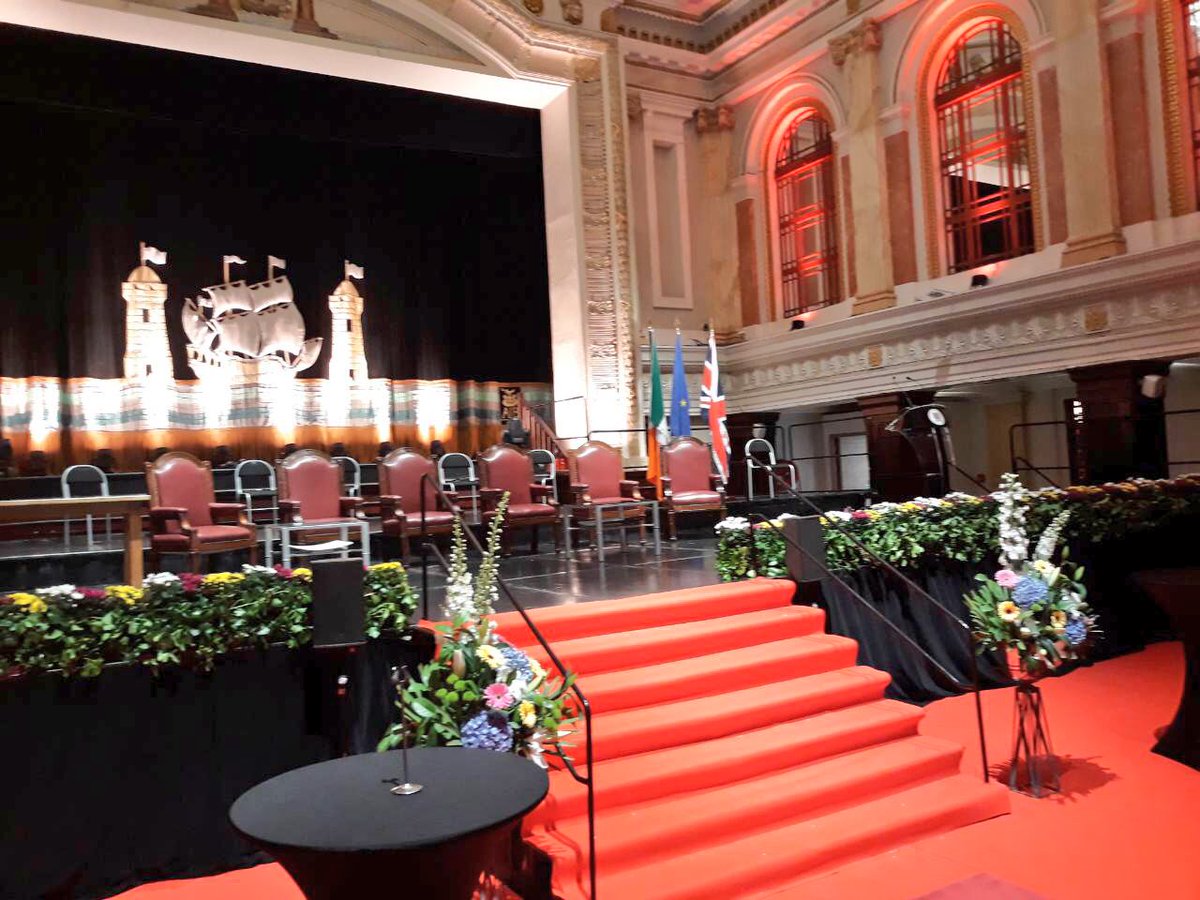 NEH_Ireland's tweet photo. A pleasure as always working with @Brook_Foods 
 #CityHall looks pretty amazing, we think you’ll agree !!!! #RoyalVisit @corkcitycouncil @KensingtonRoyal https://t.co/BXE6zHcXJw