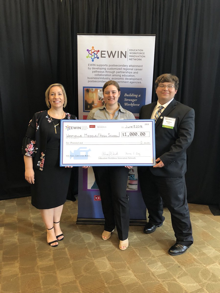 IndianaCCT's tweet photo. Proud of the work these students have done with and for their high schools, and excited to see the work they will continue to do in Indiana and the world. 

@CELLuindy #EWIN #Pathways Summit https://t.co/o3CE1L2izf