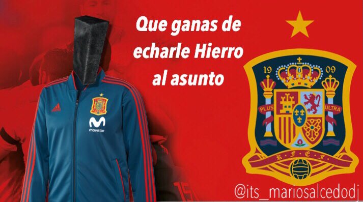 Que ganas de echarle “Hierro” al asunto.  #gradaworten <a href="/elchiringuitotv/">El Chiringuito TV</a>