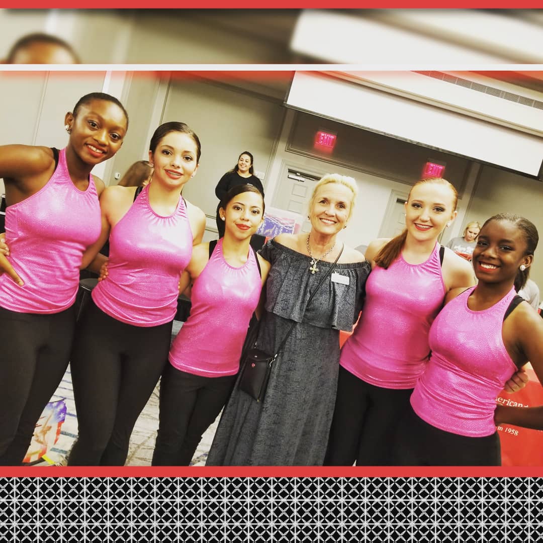 whscharmers's tweet photo. Thank you @DanceADTS Mrs. Pennington for being an inspiration to so many dancers, and also to our amazing staff buddy Olivia!!! #charmers1819 #adts2018 https://t.co/FjeEGmlKVM