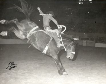 BCSportsHall's tweet photo. Kenny McLean, inducted into the @BCSportsHall in1973 busted his first bronc at age 11. He holds more records than any other Canadian cowboy, being the world saddle bronc champion 9 times&amp; the Canadian All-Around Rodeo Champion 4 times! https://t.co/L16iKesGuP  #NIPDCanada https://t.co/EcyCLqaADL