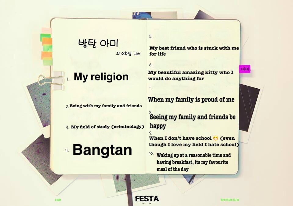 bangskztann's tweet photo. Thank you @jiminvish for tagging me!! This is my not so exciting list lol!! #ARMYHappinessList #5thFlowerPathWithBTS #2018BSTFESTA @BTS_twt https://t.co/AwnEyW98FN