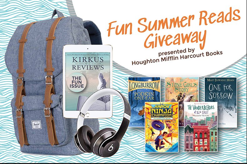 KirkusReviews's tweet photo. ✨GIVEAWAY✨ Don't miss out on your chance to win 5 summer reads plus a Herchel Supply backpack, iPad mini & Beats by Dre headphones presented by @HMHbooks https://t.co/6nL6T30d3w #thefunissue #herchelgiveaway https://t.co/ZHL2MUNKdY