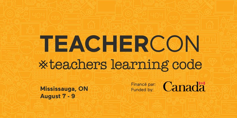 eeekovacs's tweet image. Just registered for TeacherCON with #TeachersLearningCode in August and I am the most excited. 👩🏫 @learningcode #nerdalert