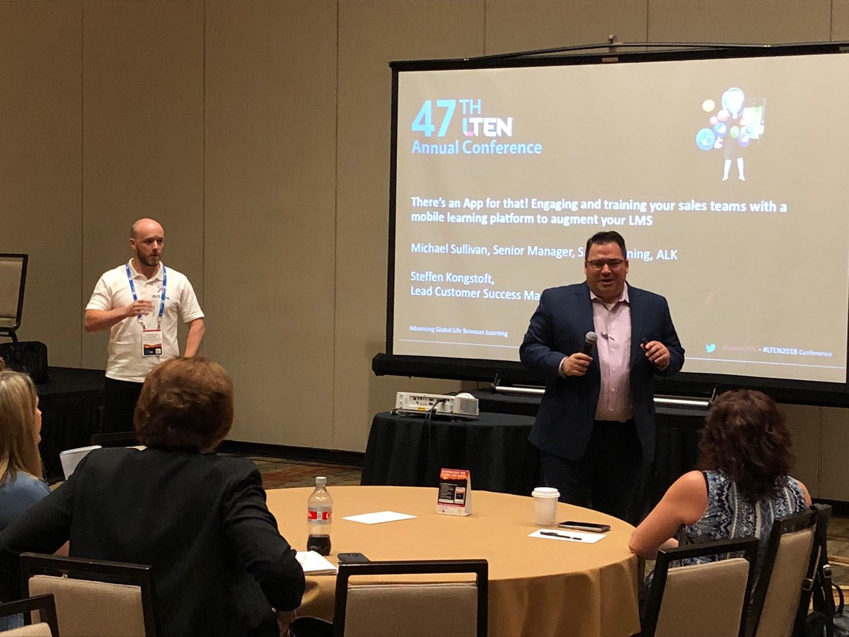 actimo_'s tweet photo. @yourLTEN pulse: Mike Sullivan from our customer @ALK_net and @SteffenKongstof sharing insights on how to close the #knowledgegap with bite-sized #mobilelearning
#actimo #employeetraining #employeeengagement #LTEN2018 https://t.co/6vGDdrg1a0