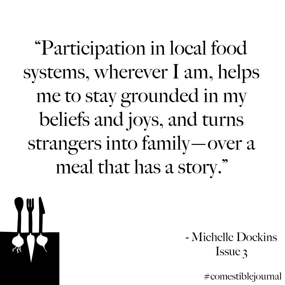 Wherever we go, wherever we sit around a table, food comes with a story. comestible.bigcartel.com/product/comest…