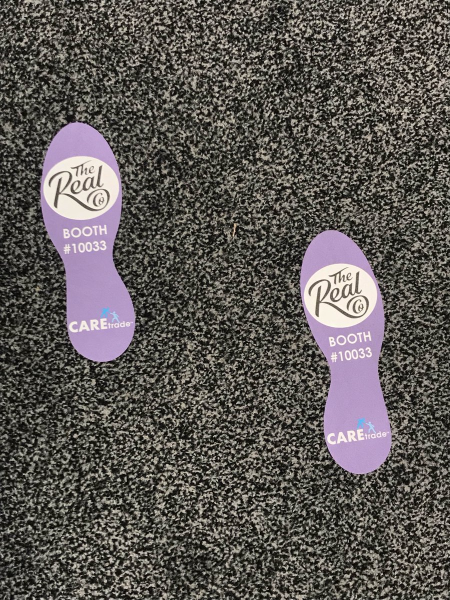 KeHEUS's tweet photo. Follow the footsteps to find our #CAREtrade™ partners like @TheRealCoUS booth 10033! #KeHEHoliday18 https://t.co/6qB0bQl25v