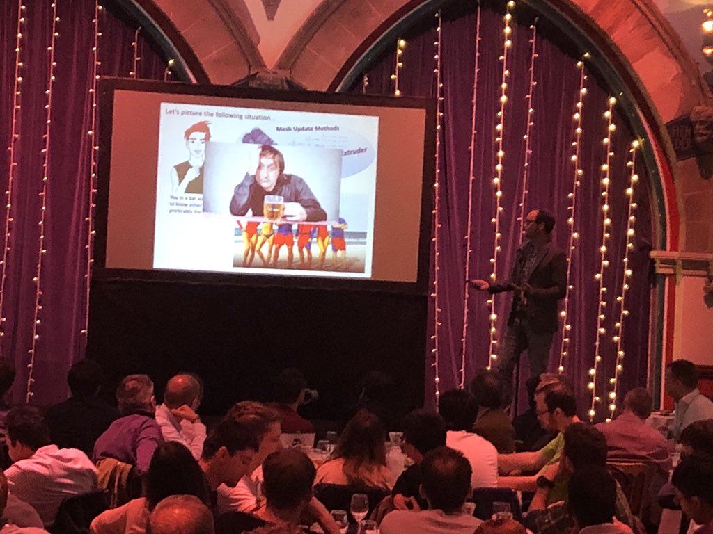 ECCM_ECFD2018's tweet image. @ECCM_ECFD2018 Science Slam underway at the great venue at @OranMorGlasgow