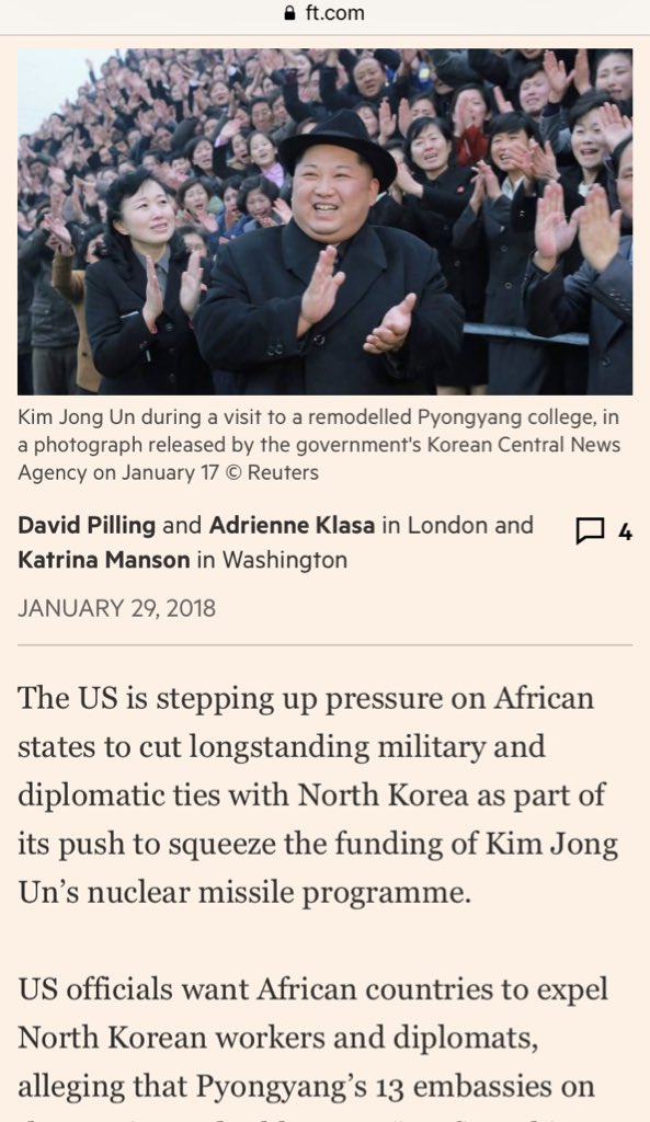 Even today the US imperialist and it’s junior partners continue to threaten African nations for remembering and maintaining ties to the DPRK.