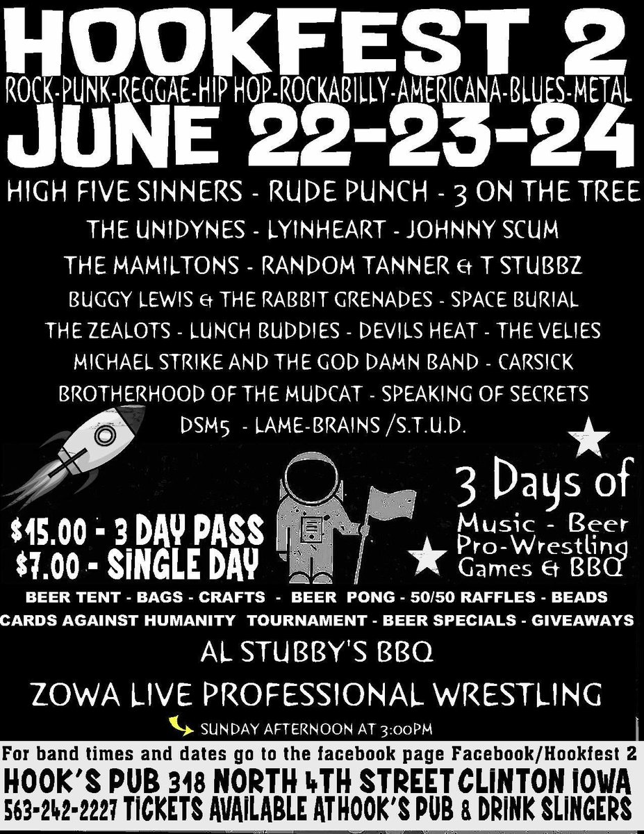 Saturday June 23. Get your tickets now!!