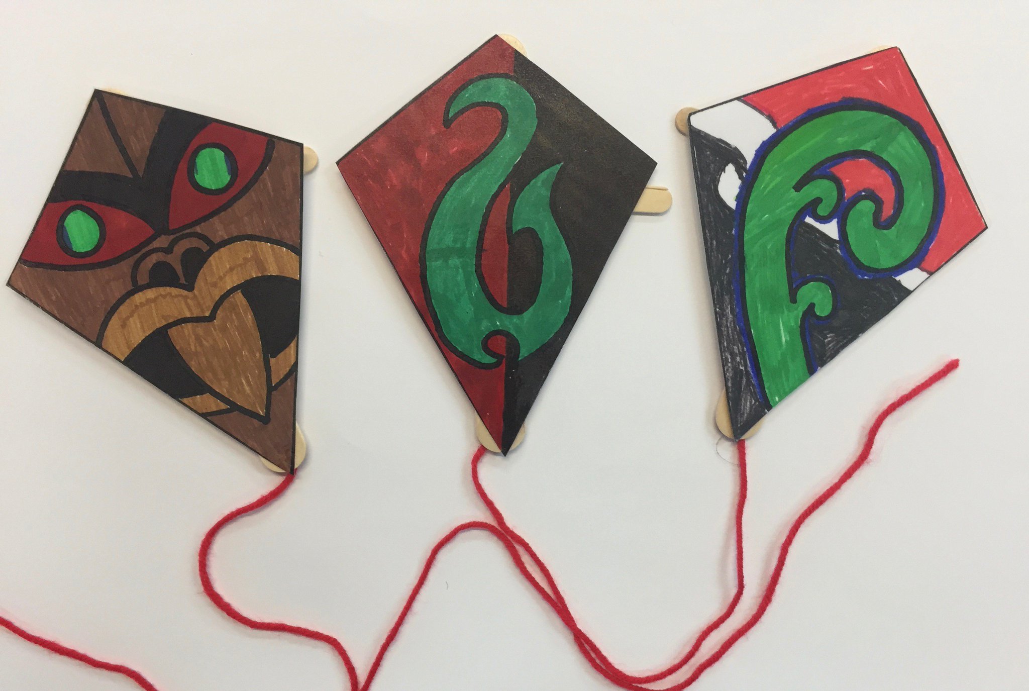 Mr Bainbridge's Class on Twitter: "Manu Tukutuku - Matariki Kites  #Matariki… "