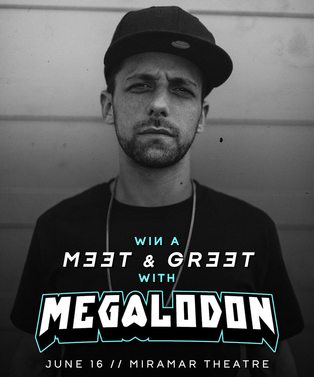 LexMartinVibes's tweet photo. ・•● M E E T・&amp;・G R E E T ●•・
Here's your chance to meet the dude @MegalodonDubs this Saturday at the @MiramarTheatre!

All you ya gotta do:
1. FOLLOW @LexMartinVibes &amp; @MegalodonDubs.
2. LIKE this tweet.
3. RETWEET to spread the good word!

🎟️ ‣ https://t.co/MW0Nx9IvN1 https://t.co/RjDi9KuBcZ