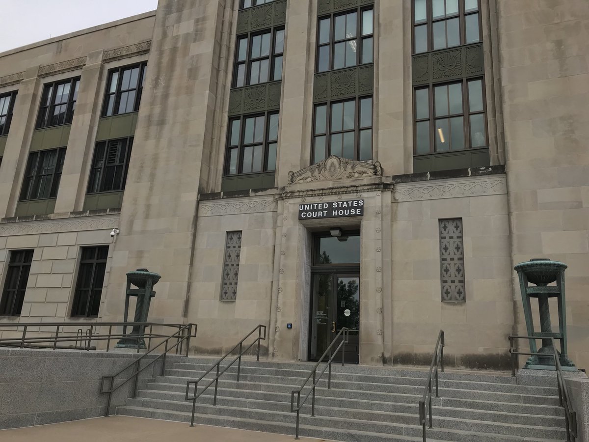 We are still waiting Shane Gaskill to leave the courthouse. He arrived an hour before his attorney and before reporters came to the courthouse. Again, no cameras are allowed inside federal court.