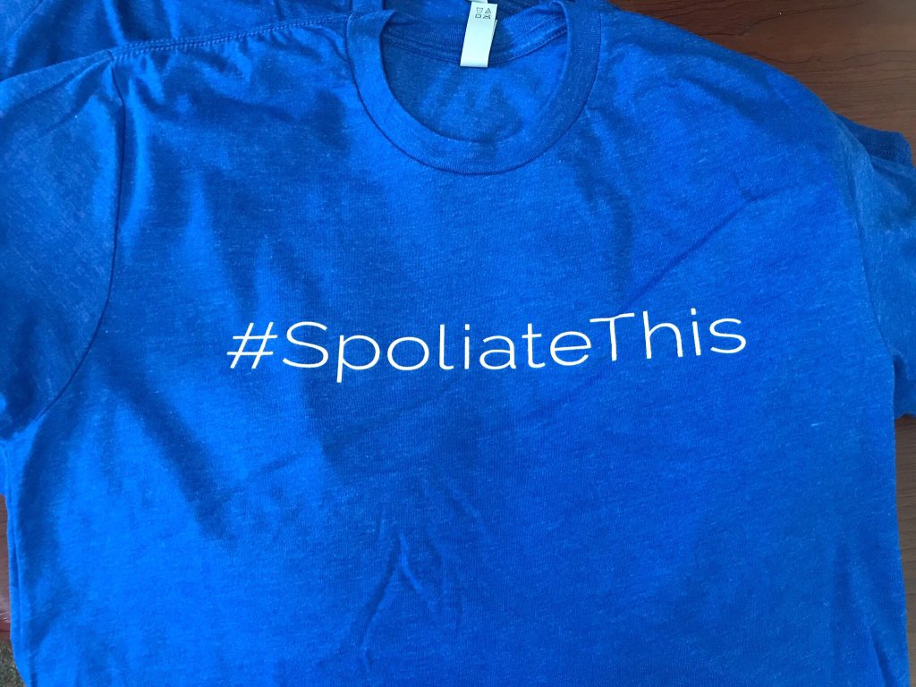SpoliateThis's tweet photo. .@WiEupdates Philly Chapter thank you for letting us be a part of today’s meeting and for the fun discussion on using behavioral analytics in eDiscovery. Hope you enjoyed the swag! 
#spoliatethis #eDiscovery #philly #legaltech https://t.co/Jm23VZYgVo