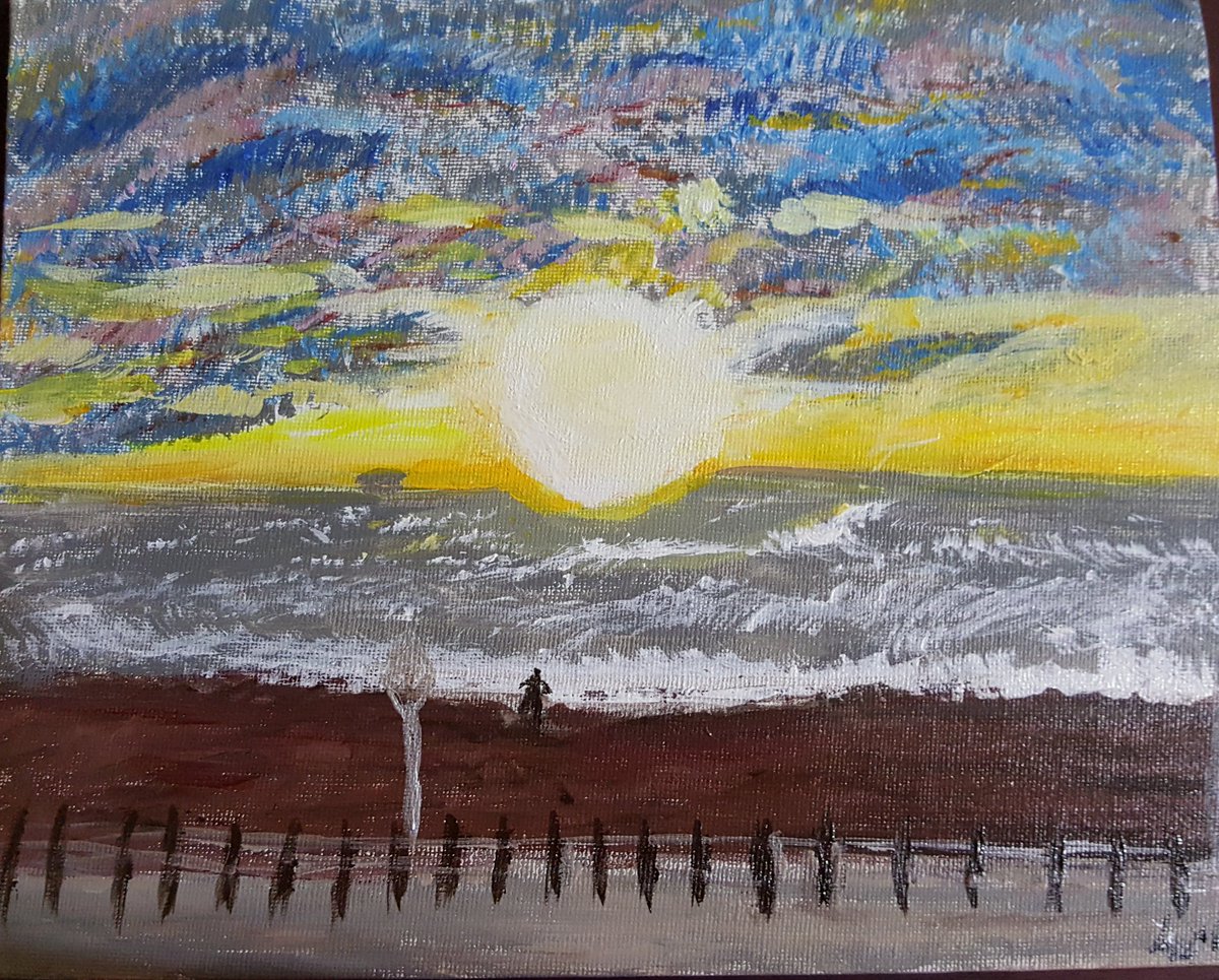 My 1st original painting! "Everything is possible for one who believes" Mark 9:23NIV "I can do all things thru Christ who strengthens me."Phil4:3KJV