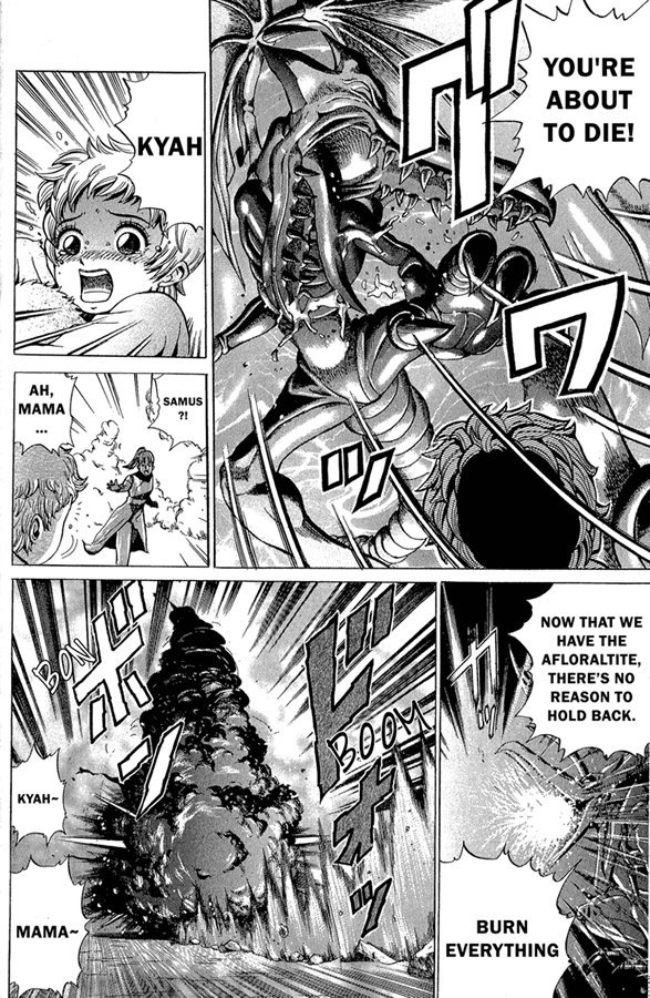 Ridley doesn't get a lot of characterization in the games, which is a shame.

When Ridley raided the colony of Samus and her parents, she tried to befriend him because of what a visiting Chozo taught her.

Ridley especially hates her for that, because he's a dick.