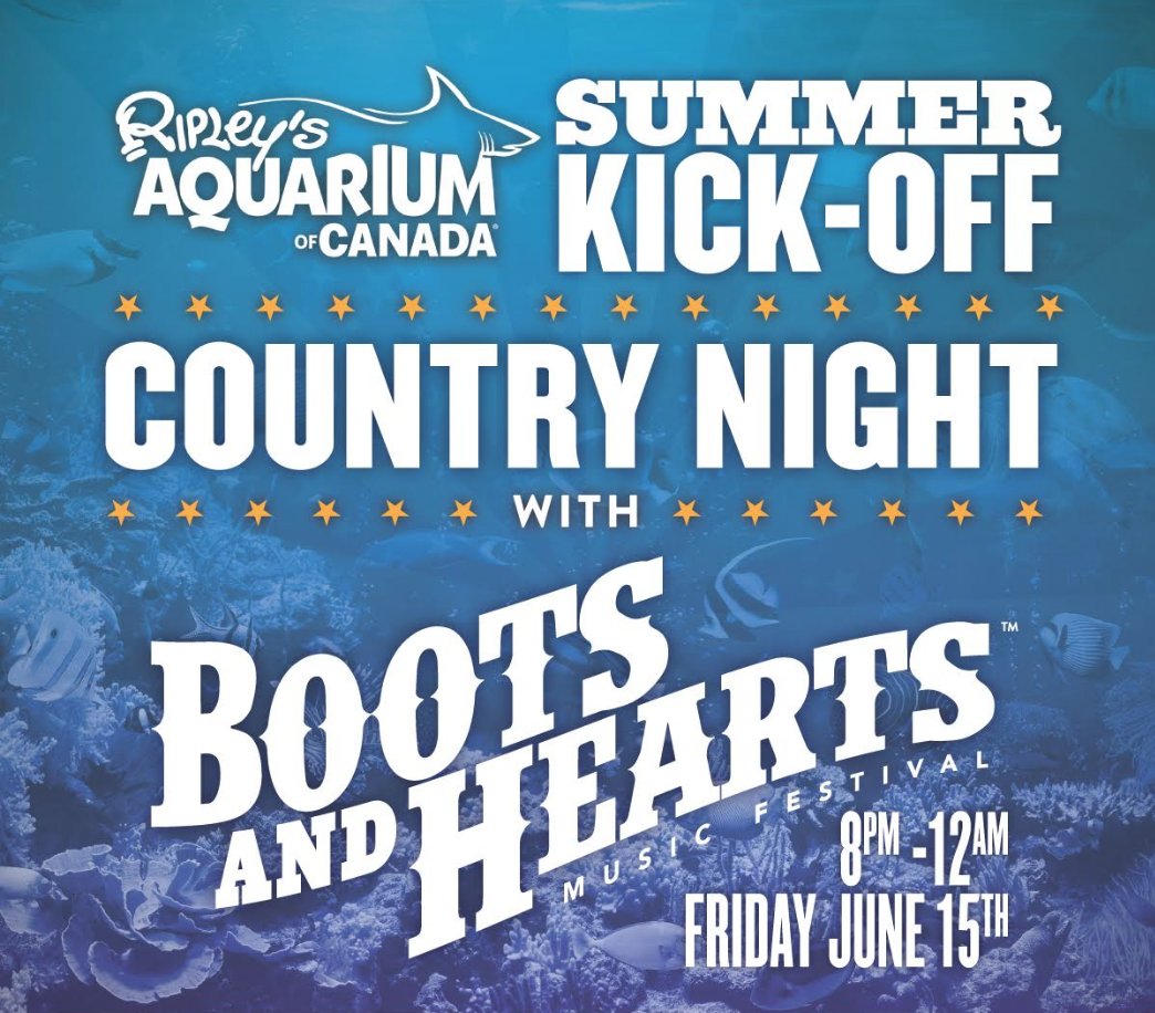 BootsandHearts's tweet photo. We want to send YOU + your #BootsBuddy to kick-off your country summer with @RipleysAquaCA 🐠 🐟
HOW TO WIN: Like, Retweet, and Reply with who you'd bring along. Giddy on up, y'all!

*Winners will be selected tomorrow at 4PM* https://t.co/2J69sKSSOd