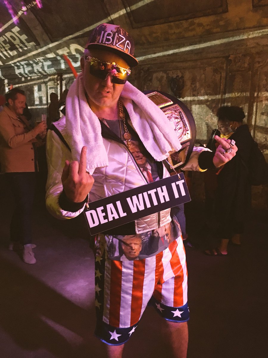 krissyxkd's tweet photo. Everyone go home @TheDanKirby has won best outfit of the night π€ͺ #getahead #thetechoff https://t.co/NcmZTe0UFV