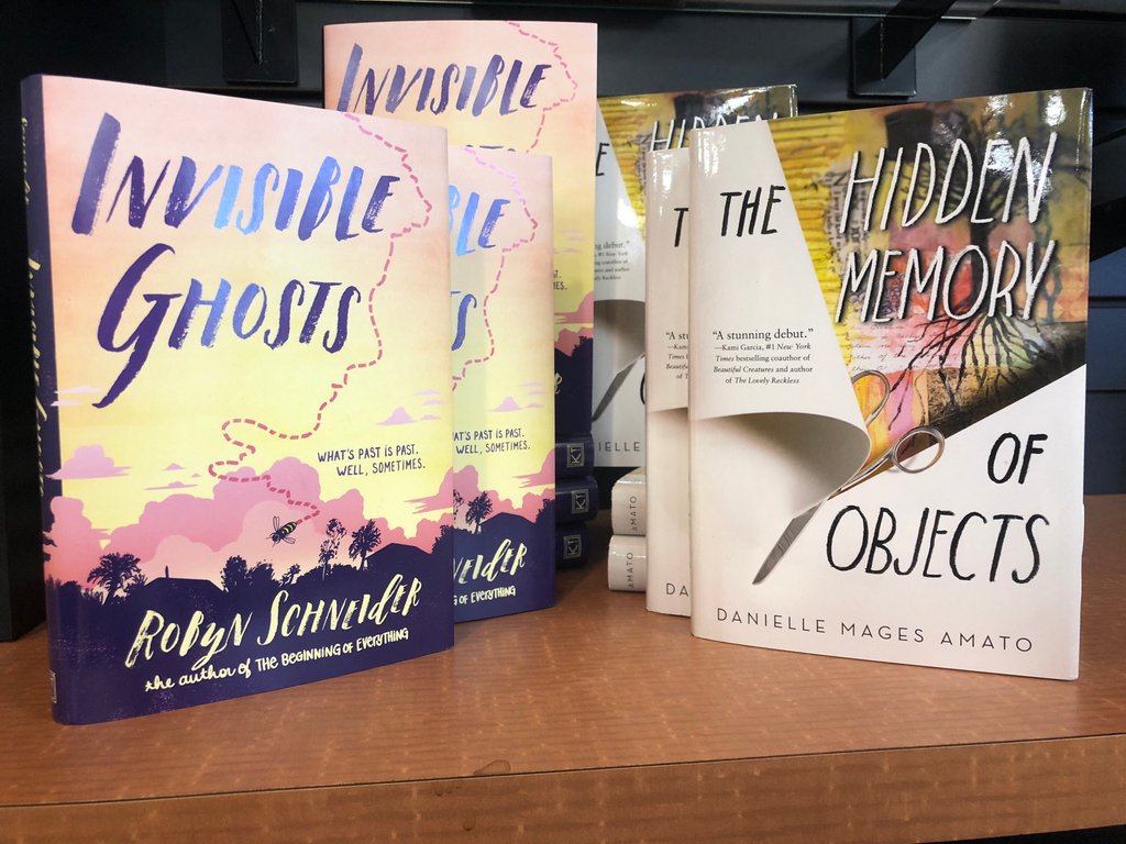 MystGalaxyBooks's tweet photo. We are so excited to have @robynschneider &amp; @DanielleMAmato in the store this Friday! They will be in conversation with @book_junkee (:
Event info: https://t.co/KbR5FZkdmX
@BalzerandBray @KTegenBooks #youngadult #booksigning #yaevent https://t.co/orlS7wi8ub