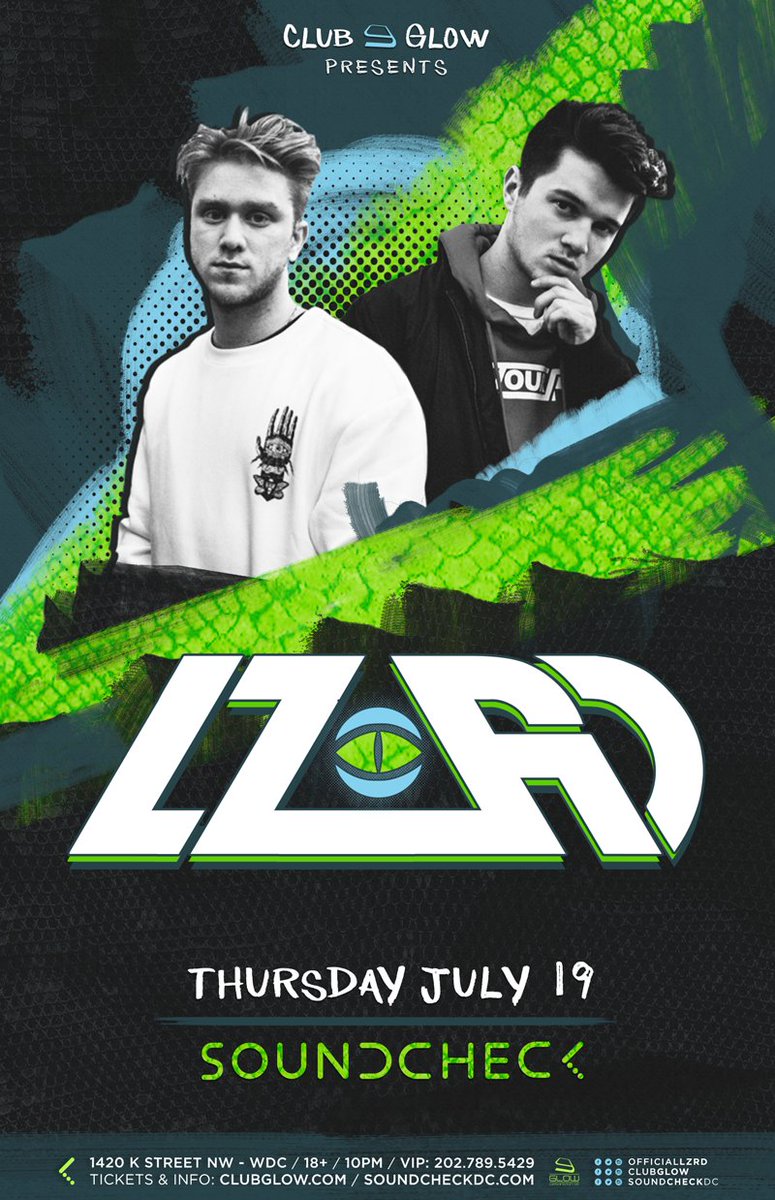 ClubGlow's tweet photo. 💥JUST IN 💥

Very excited to announce that @felixcartal and @officiallzrd will be joining us this summer at @soundcheckdc!!

Tickets on sale now: https://t.co/9xj0H6lu3i https://t.co/HRvfKyZsTy