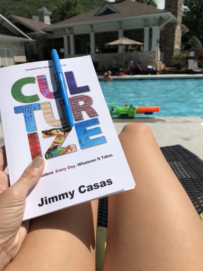 KRFuchs's tweet photo. Starting my summer reading off right with Culturize by @casas_jimmy https://t.co/sbxLj52IRf