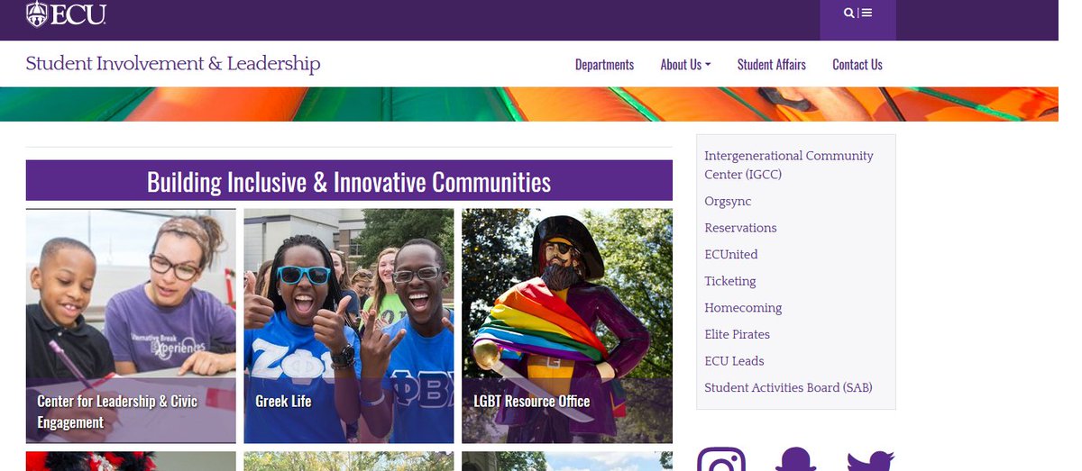 ECU Student Invlvmnt tweet media