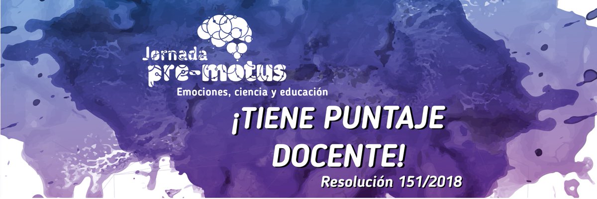‼#PreMotus con Puntaje Docente‼
Finalmente, esta jornada de #Capacitacion contará con #PuntajeDocente para todos los educadores.

Fecha: 18/06
Lugar: Centro Cultural Municipal - Laguna Larga
Horario: 18 a 21 hs

Inscribite: bit.ly/2sUcZst

#Docentes #EducacionEmocional