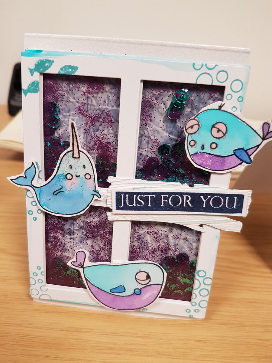 1st shaker style card #cardmaking #crafting