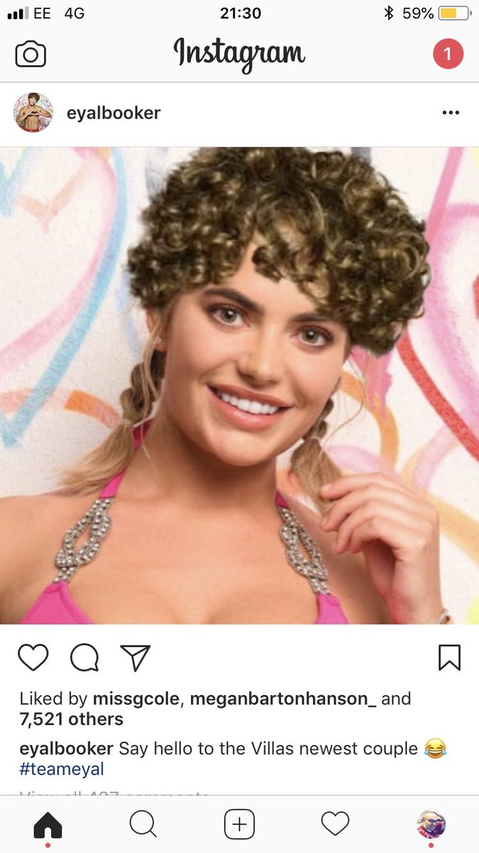 AlexDaviesEnts's tweet photo. Looks like whoever’s running Eyal’s Instagram account is as much of a bellend as he is #LoveIsland https://t.co/vaAU2ui0rJ