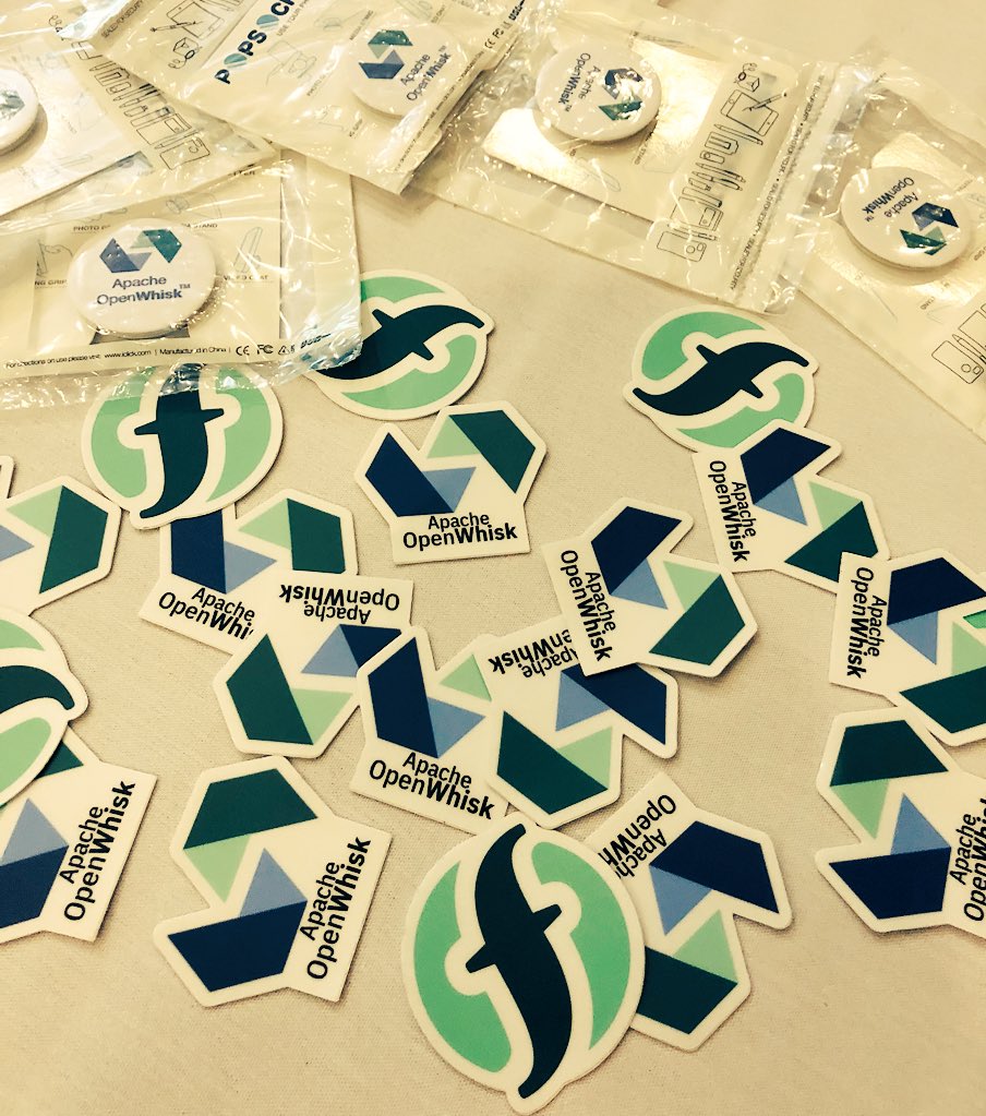 csantanapr's tweet photo. Find me at #DockerCon if you want to get your #OpenWhisk and #IBMFunctions swag and tell me what Serverless your are building https://t.co/0j1Lahcpaw