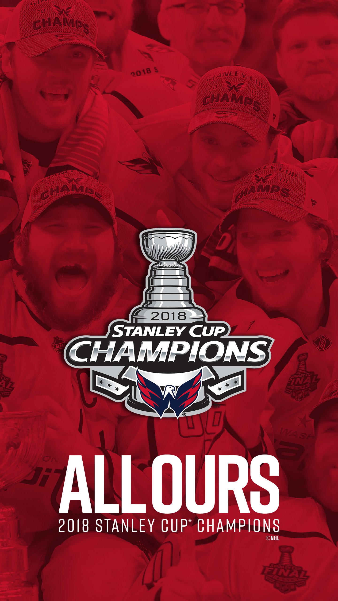 All Caps Washington Capitals, 2018 Nhl Stanley Cup Champions