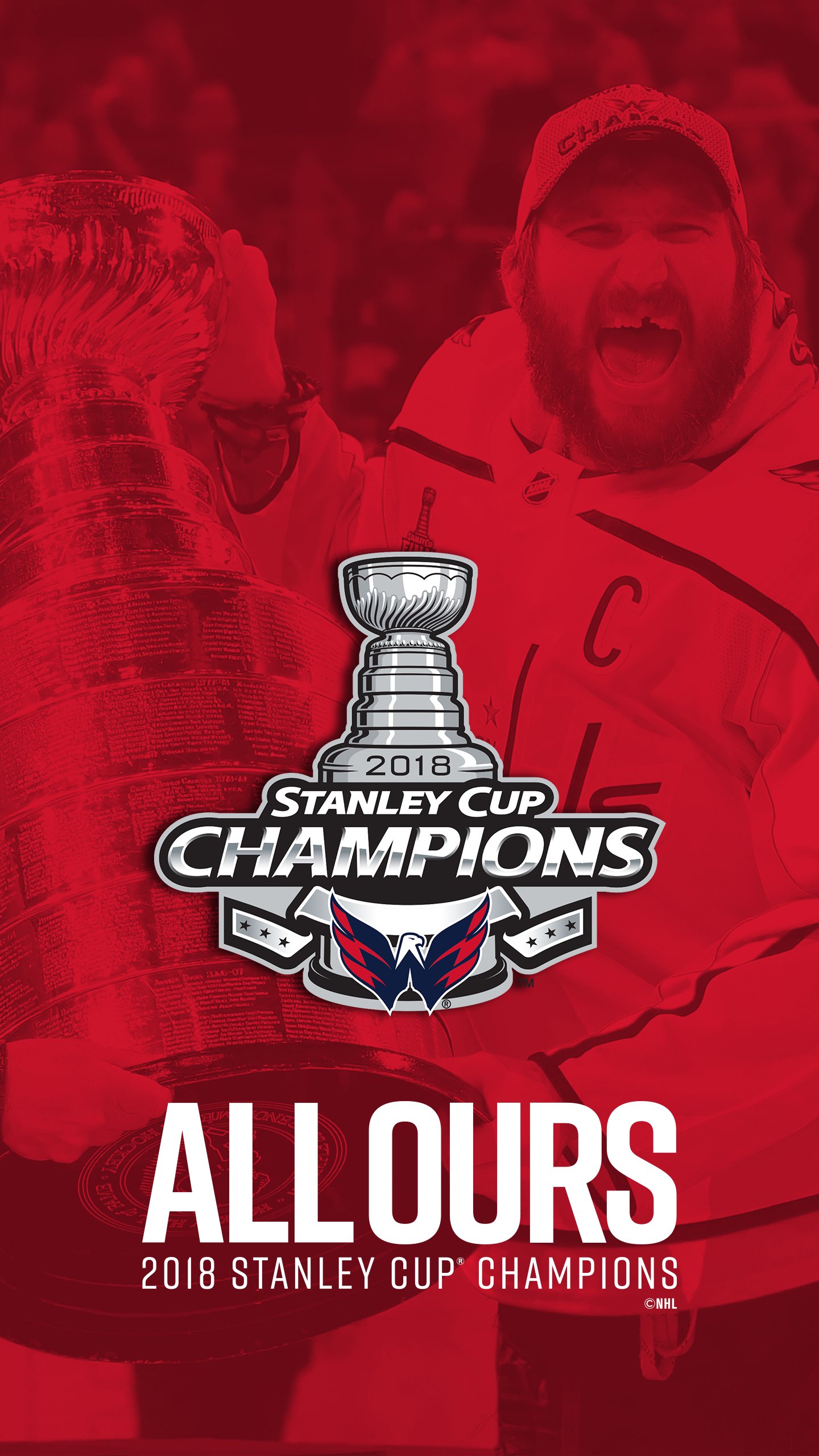 All Caps Washington Capitals, 2018 Nhl Stanley Cup Champions