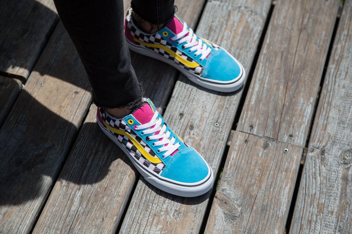 multi colored vans journeys