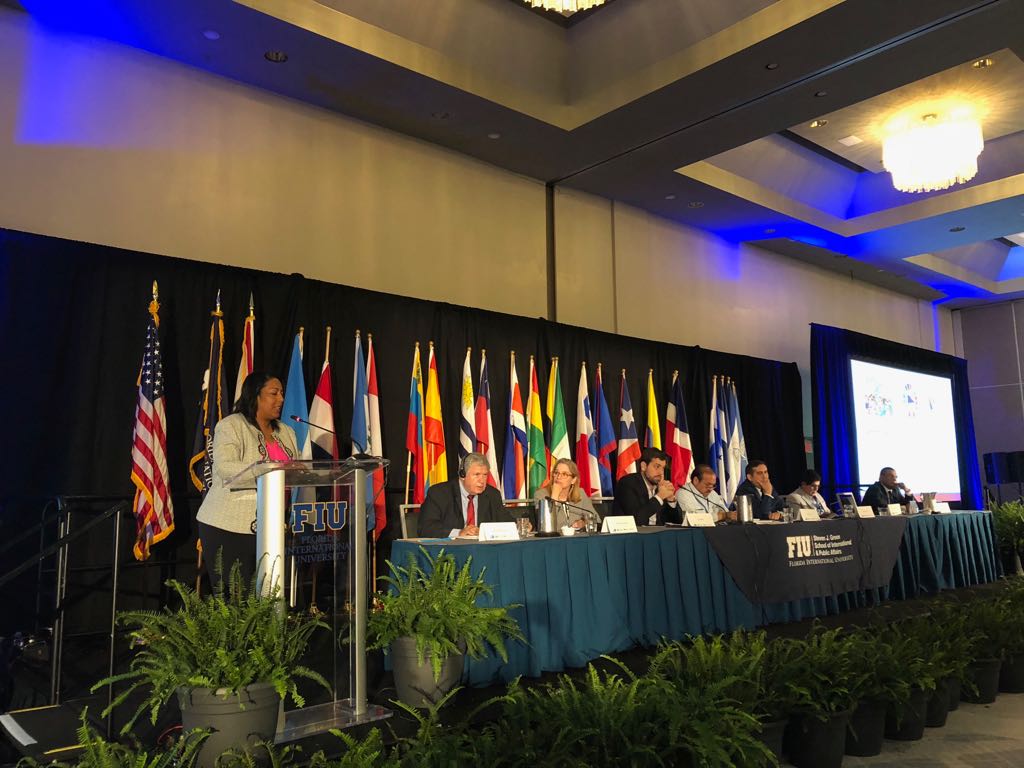 #FedomuInternacional

Directora ejecutiva <a href="/altatavarez/">Altagracia Tavárez</a> participa en XXIV Conferencia Interamericana de Alcaldes y Autoridades locales organizada por <a href="/ipmcs/">FIU - IPMCS</a> donde integra panel sobre "Localización de los ODS: El Rol de los Gobiernos Locales y las Asociaciones Municipalistas en AL"