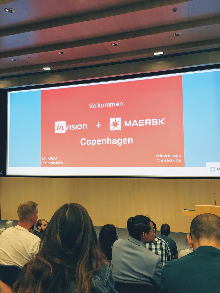 Breaking the twitter silence to say a o-m-g about the <a href="/InVisionApp/">Freehand by InVision</a> event in Copenhagen to night <a href="/Maersk/">Maersk</a> on design systems and design ops. Crazy relevant 😍😭✨ #invision #DesignBetter