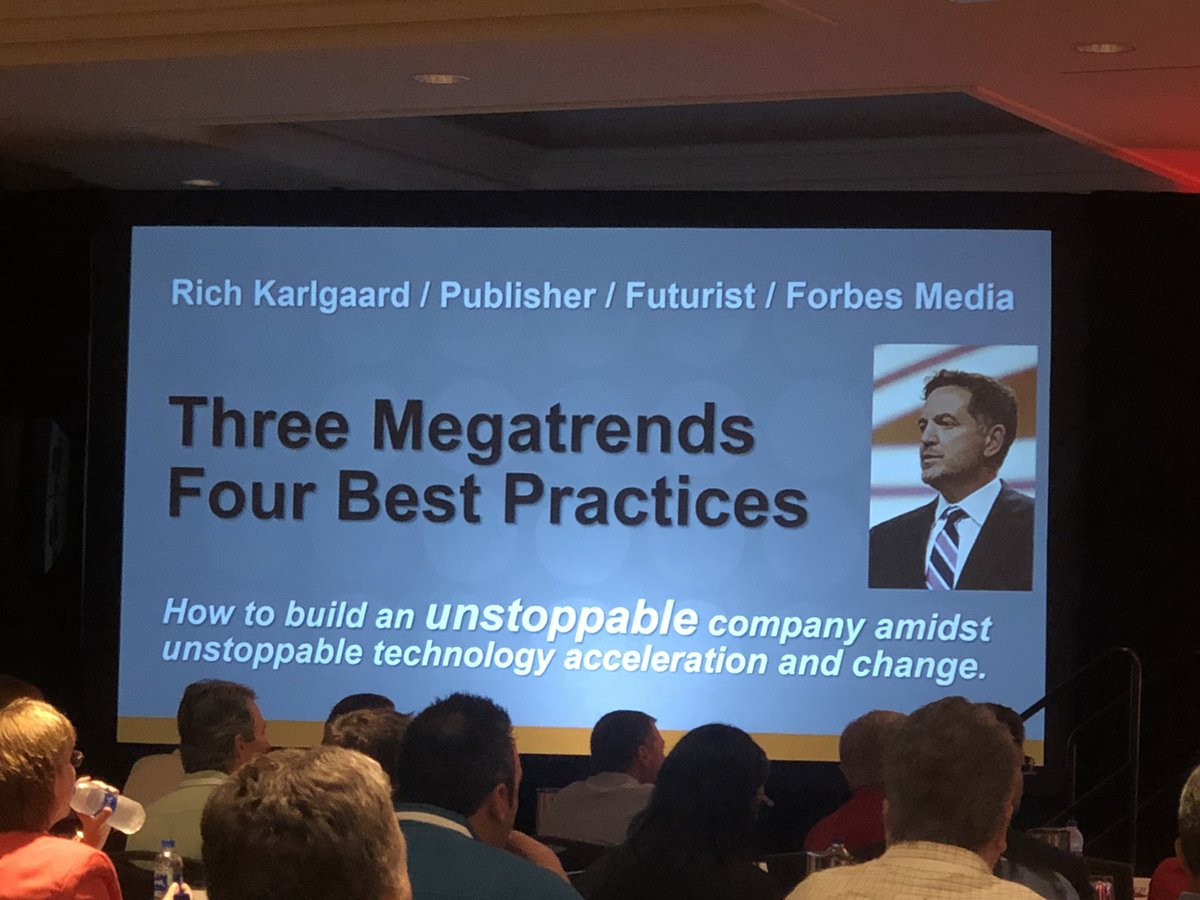 MHollandCo's tweet photo. Today we welcome @richkarlgaard to #MHBC18 to talk politics in economy and business and the innovation culture that makes companies unstoppable. #BeUnstoppable https://t.co/8TgfeabK5j