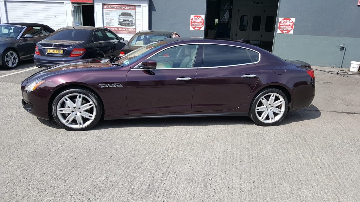 baldoyleauto's tweet photo. Maserati Quattroporte #maserati #baldoyleauto #crashrepairs #womensinspire #Dublinhour https://t.co/uI8WW8gpPX