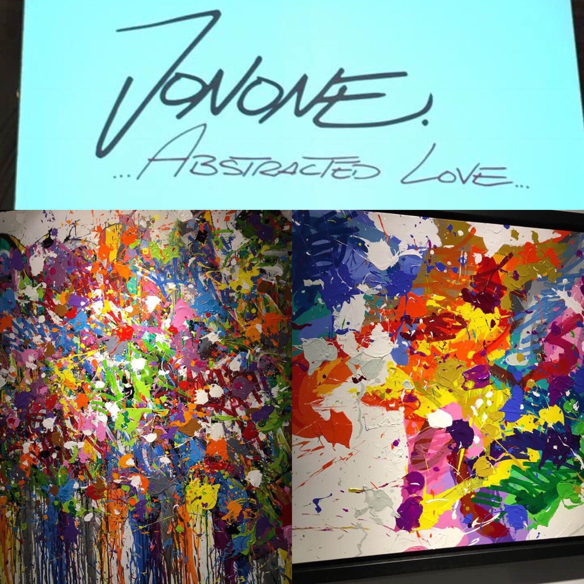 Audijo13's tweet image. Vernissage officiel Abstracted Love @CE_CEPAC partenaire @alinemoreau  #JonOne @chauvinjl
