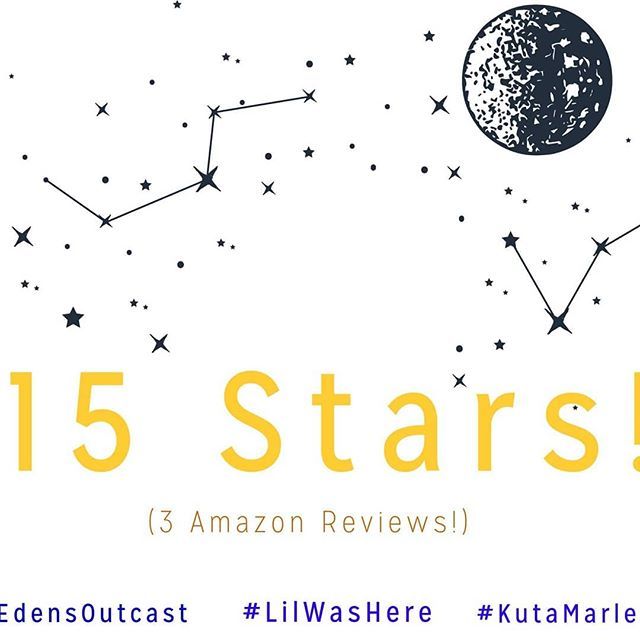 EAKM's tweet photo. Woohoo! 3 five star reviews on Amazon. Thank you. Reviews help an author keep creating more of what you love.
#EdensOutcast #KutaMarler #LilWasHere #writerslife #writersofig https://t.co/CwUUFpTGfb https://t.co/Qjnoh2YysU