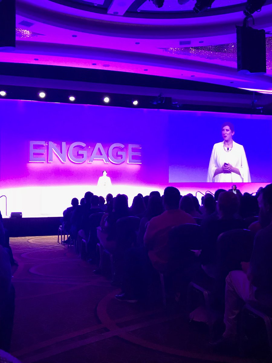 dougellinger's tweet photo. .⁦@Jeninboston⁩ crushing it on stage #BullhornEngage https://t.co/2wKaWlh1L8