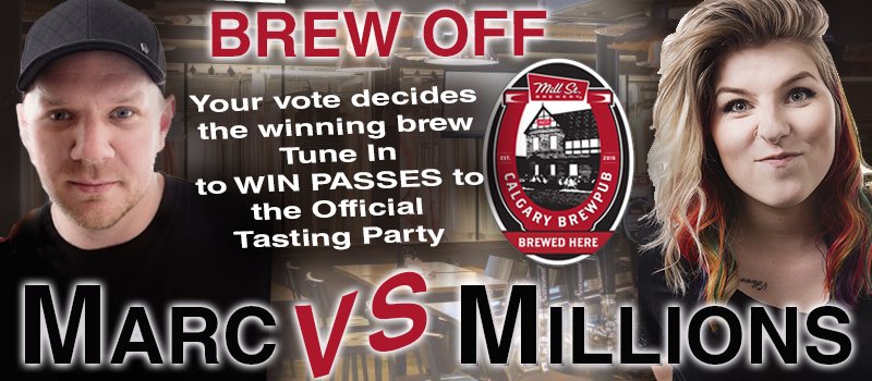 Your last chance to win an invite to the Official X Afternoons Brew-Off Tasting party happens this week! Tune in to win &amp; have your say on which beer <a href="/MillStreetYYC/">Mill Street YYC</a> puts on tap. goo.gl/7QTQWE