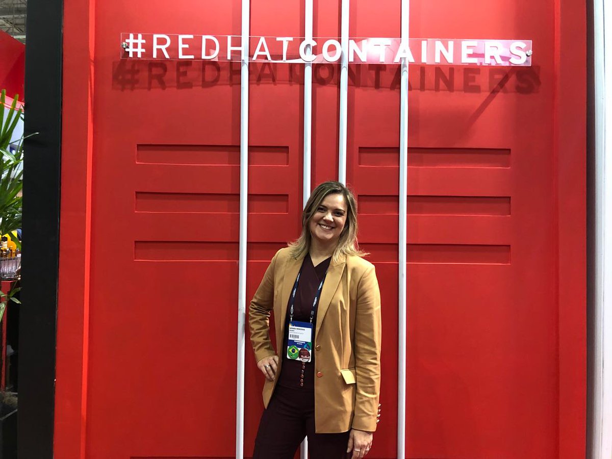 RedHatBR's tweet photo. A transformação digital já é uma realidade para o mercado financeiro e a Red Hat esta pronta para ser o seu parceiro nesta jornada oferecendo agilidade , segurança e escalabilidade. 
Samara Medeiros - Sales Account Manager #RedHatContainers #RedHatNoCiab https://t.co/UG4dfluaZT